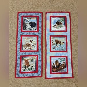 Handcrafted Animal Print Quilted Wall Hangings